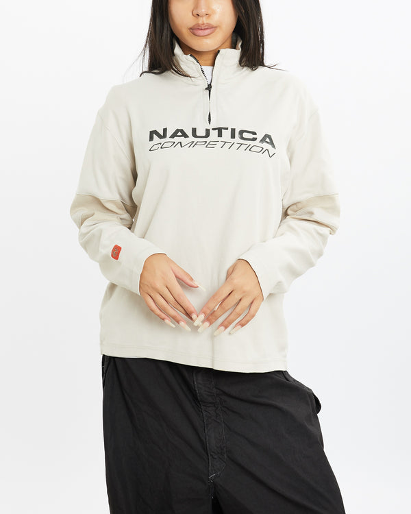 Vintage Nautica Competition Quarter Zip Sweatshirt <br>S