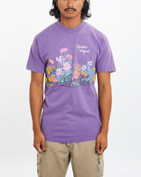 Vintage 1990 Floral Wildlife Tee <br>M , The Real Deal , newtown, sydney, australia, thrift store, opshop, preloved, secondhand, sustainable, retro, antique, 70s, 80s, 90s, 2000s, 00s, fashion, clothing, streetwear, trendy, garment, style, boutique, store, shop, archive, sale, cheap, best, top