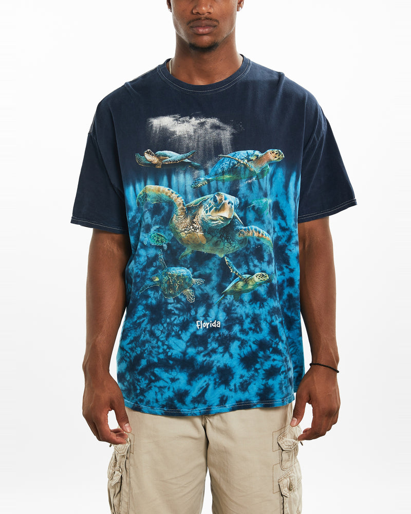 Vintage Wildlife Sea Turtle Tee <br>XL , The Real Deal , newtown, sydney, australia, thrift store, opshop, preloved, secondhand, sustainable, retro, antique, 70s, 80s, 90s, 2000s, 00s, fashion, clothing, streetwear, trendy, garment, style, boutique, store, shop, archive, sale, cheap, best, top