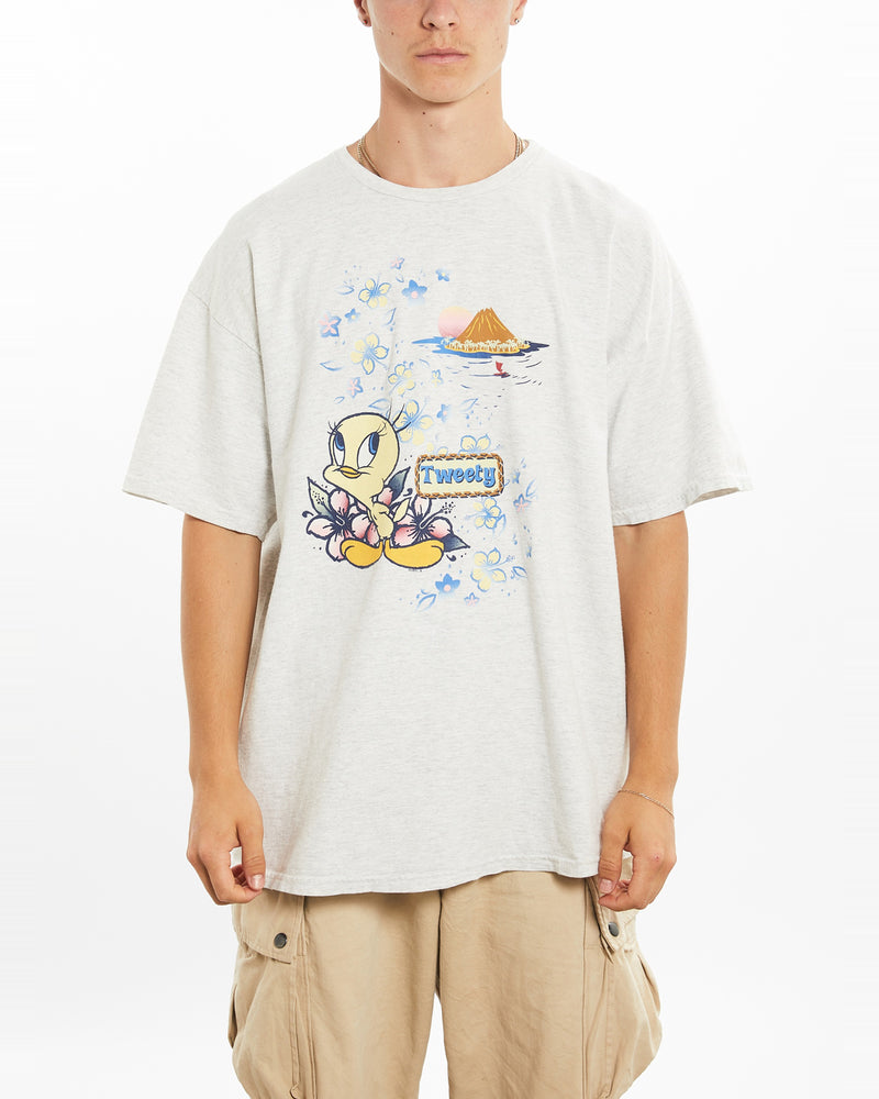 Vintage 1998 Tweety Bird Looney Tunes Tee <br>L , The Real Deal , newtown, sydney, australia, thrift store, opshop, preloved, secondhand, sustainable, retro, antique, 70s, 80s, 90s, 2000s, 00s, fashion, clothing, streetwear, trendy, garment, style, boutique, store, shop, archive, sale, cheap, best, top