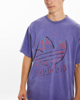 Vintage 80s Adidas Tee <br>L , The Real Deal , newtown, sydney, australia, thrift store, opshop, preloved, secondhand, sustainable, retro, antique, 70s, 80s, 90s, 2000s, 00s, fashion, clothing, streetwear, trendy, garment, style, boutique, store, shop, archive, sale, cheap, best, top