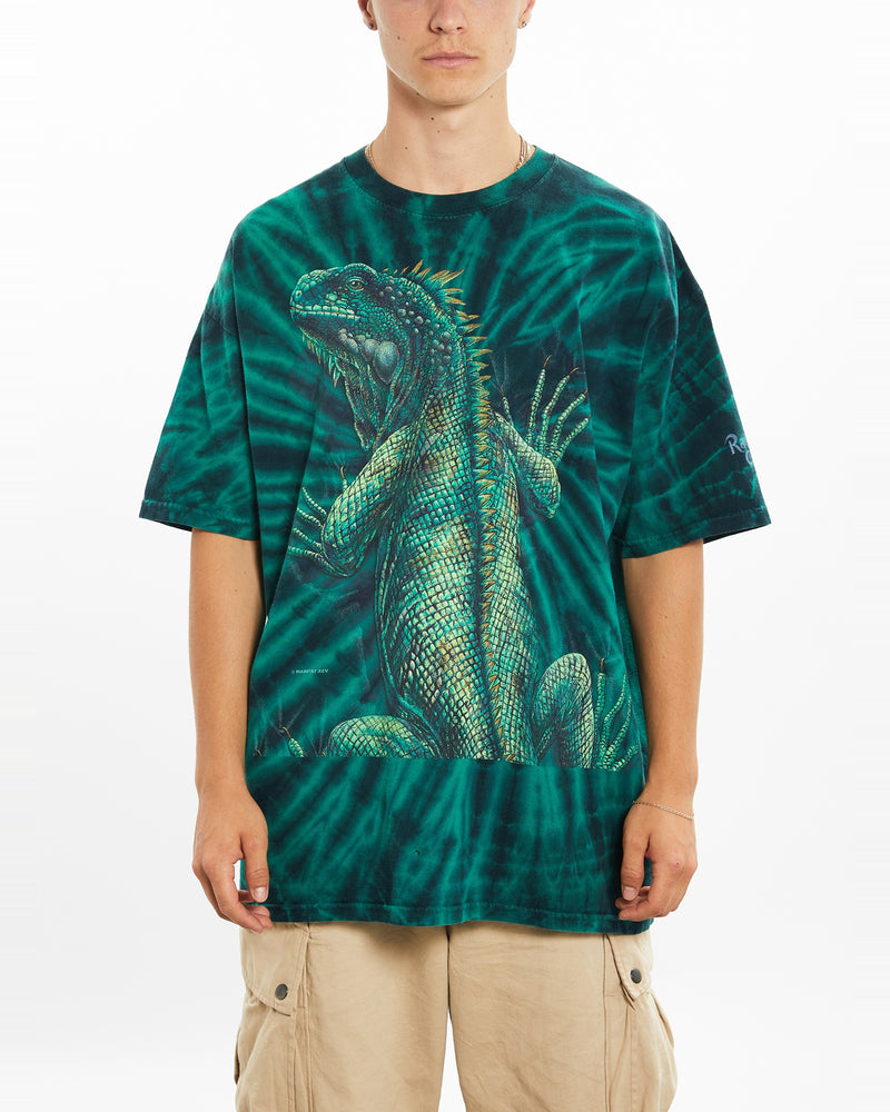 Vintage 90s Iguana Wildlife Tee <br>L , The Real Deal , newtown, sydney, australia, thrift store, opshop, preloved, secondhand, sustainable, retro, antique, 70s, 80s, 90s, 2000s, 00s, fashion, clothing, streetwear, trendy, garment, style, boutique, store, shop, archive, sale, cheap, best, top