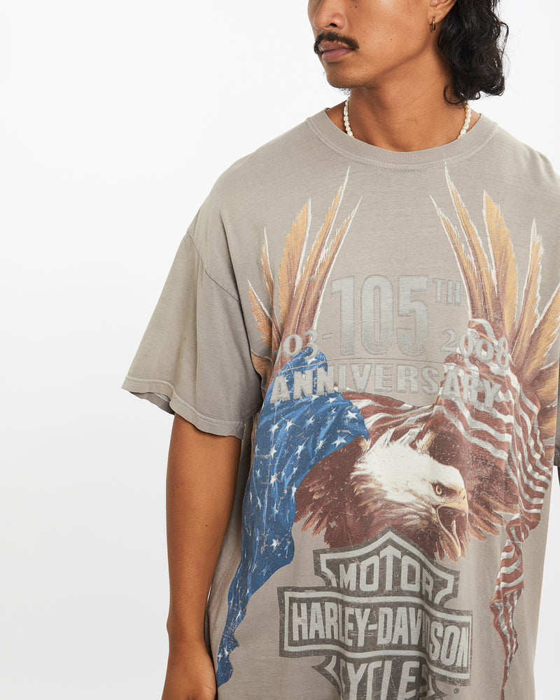 Vintage Harley Davidson Tee <br>L , The Real Deal , newtown, sydney, australia, thrift store, opshop, preloved, secondhand, sustainable, retro, antique, 70s, 80s, 90s, 2000s, 00s, fashion, clothing, streetwear, trendy, garment, style, boutique, store, shop, archive, sale, cheap, best, top