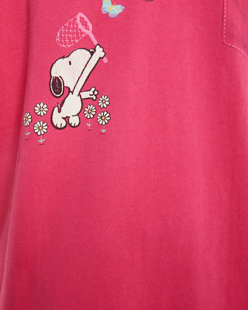 Vintage 90s Snoopy Tee <br>L , The Real Deal , newtown, sydney, australia, thrift store, opshop, preloved, secondhand, sustainable, retro, antique, 70s, 80s, 90s, 2000s, 00s, fashion, clothing, streetwear, trendy, garment, style, boutique, store, shop, archive, sale, cheap, best, top