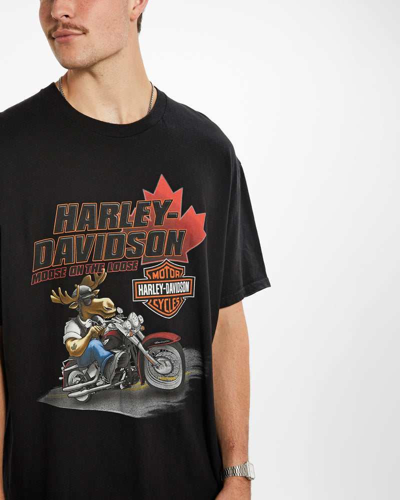 Vintage Harley Davidson Tee <br>XL , The Real Deal , newtown, sydney, australia, thrift store, opshop, preloved, secondhand, sustainable, retro, antique, 70s, 80s, 90s, 2000s, 00s, fashion, clothing, streetwear, trendy, garment, style, boutique, store, shop, archive, sale, cheap, best, top