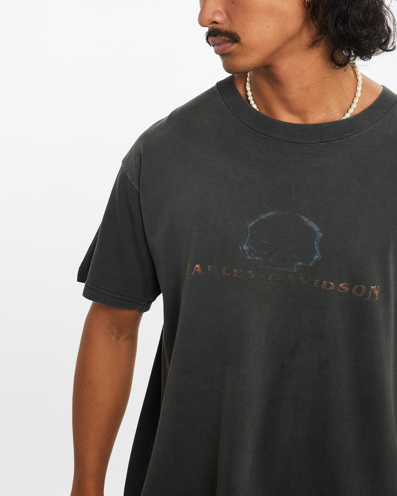 Vintage Harley Davidson Tee <br>L , The Real Deal , newtown, sydney, australia, thrift store, opshop, preloved, secondhand, sustainable, retro, antique, 70s, 80s, 90s, 2000s, 00s, fashion, clothing, streetwear, trendy, garment, style, boutique, store, shop, archive, sale, cheap, best, top