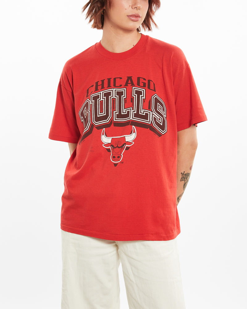 Vintage 1991 NBA Chicago Bulls Tee <br>M , The Real Deal , newtown, sydney, australia, thrift store, opshop, preloved, secondhand, sustainable, retro, antique, 70s, 80s, 90s, 2000s, 00s, fashion, clothing, streetwear, trendy, garment, style, boutique, store, shop, archive, sale, cheap, best, top