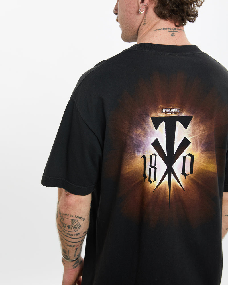 Vintage WWE Wrestlemania Undertaker Wrestling Tee <br>L , The Real Deal , newtown, sydney, australia, thrift store, opshop, preloved, secondhand, sustainable, retro, antique, 70s, 80s, 90s, 2000s, 00s, fashion, clothing, streetwear, trendy, garment, style, boutique, store, shop, archive, sale, cheap, best, top