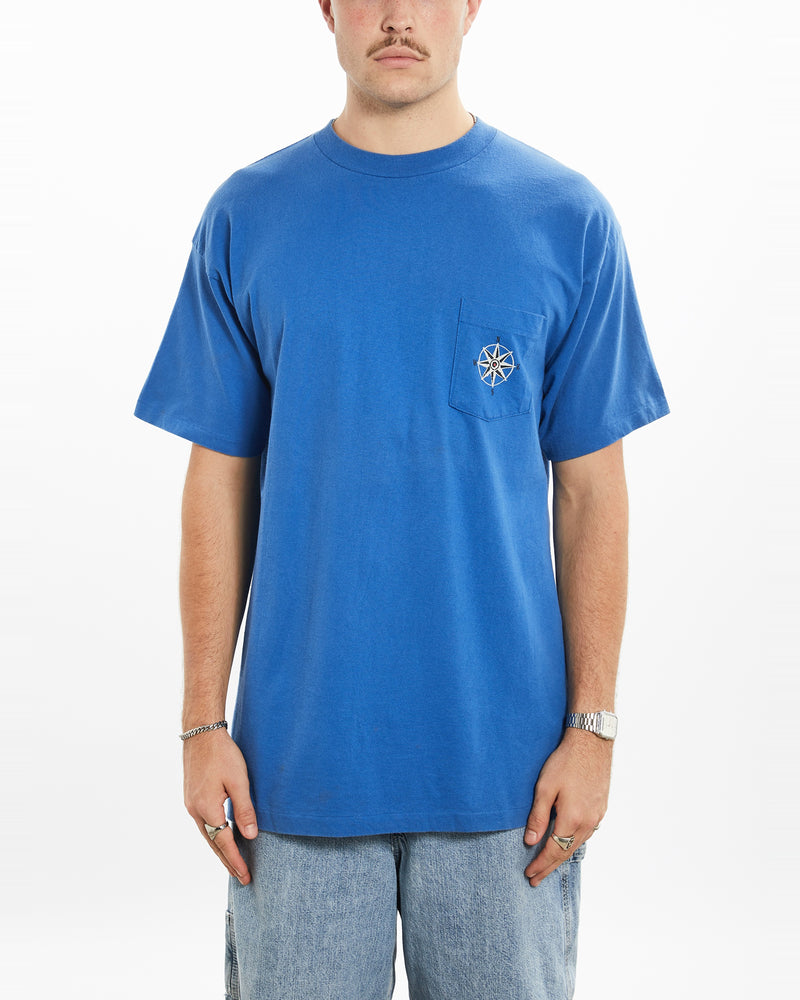 Vintage 90s Marlboro 'Make The Run' Tee <br>XL , The Real Deal , newtown, sydney, australia, thrift store, opshop, preloved, secondhand, sustainable, retro, antique, 70s, 80s, 90s, 2000s, 00s, fashion, clothing, streetwear, trendy, garment, style, boutique, store, shop, archive, sale, cheap, best, top