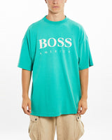 Vintage 90s Boss America Tee <br>L , The Real Deal , newtown, sydney, australia, thrift store, opshop, preloved, secondhand, sustainable, retro, antique, 70s, 80s, 90s, 2000s, 00s, fashion, clothing, streetwear, trendy, garment, style, boutique, store, shop, archive, sale, cheap, best, top