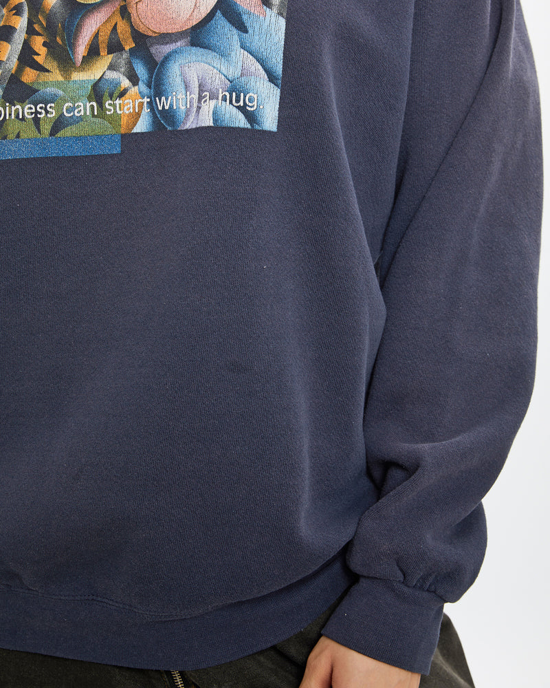 Vintage Disney Winnie The Pooh Sweatshirt <br>S , The Real Deal , newtown, sydney, australia, thrift store, opshop, preloved, secondhand, sustainable, retro, antique, 70s, 80s, 90s, 2000s, 00s, fashion, clothing, streetwear, trendy, garment, style, boutique, store, shop, archive, sale, cheap, best, top