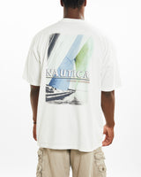 Vintage 90s Nautica Ocean Racing Tee <br>XL , The Real Deal , newtown, sydney, australia, thrift store, opshop, preloved, secondhand, sustainable, retro, antique, 70s, 80s, 90s, 2000s, 00s, fashion, clothing, streetwear, trendy, garment, style, boutique, store, shop, archive, sale, cheap, best, top