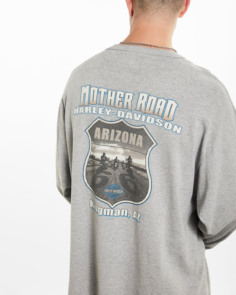 Vintage Harley Davidson Long Sleeve Tee <br>XL , The Real Deal , newtown, sydney, australia, thrift store, opshop, preloved, secondhand, sustainable, retro, antique, 70s, 80s, 90s, 2000s, 00s, fashion, clothing, streetwear, trendy, garment, style, boutique, store, shop, archive, sale, cheap, best, top