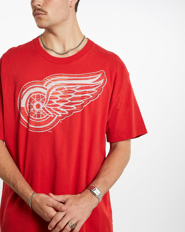 90s NHL Detroit Red Wings Tee <br>XL