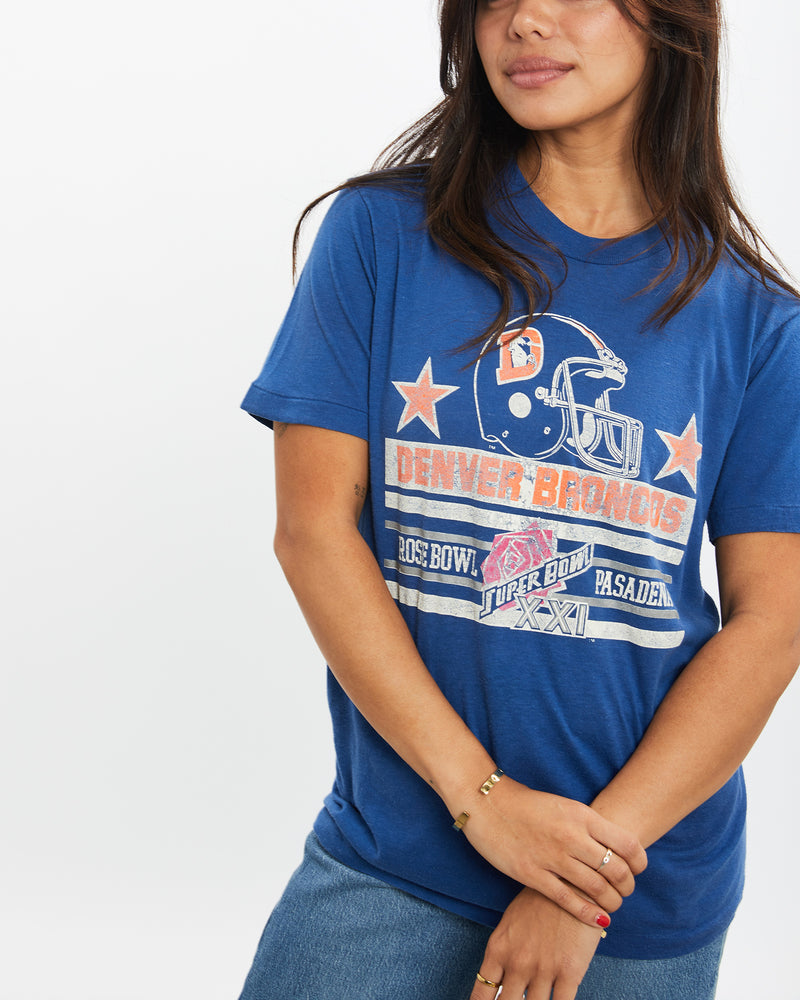 1986 NFL Denver Broncos Super Bowl Tee <br>XXS