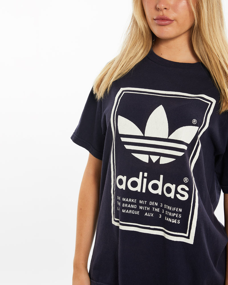 Vintage 90s Adidas Tee <br>M , The Real Deal , newtown, sydney, australia, thrift store, opshop, preloved, secondhand, sustainable, retro, antique, 70s, 80s, 90s, 2000s, 00s, fashion, clothing, streetwear, trendy, garment, style, boutique, store, shop, archive, sale, cheap, best, top