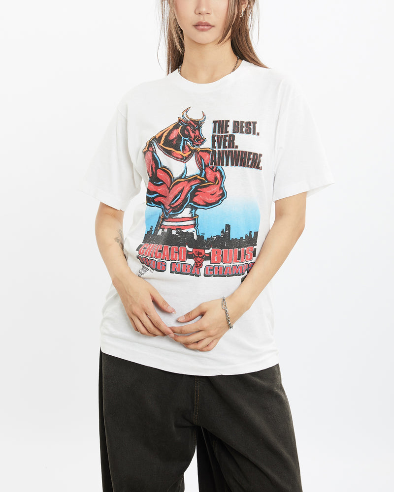 Vintage 1996 NBA Chicago Bulls Tee <br>S , The Real Deal , newtown, sydney, australia, thrift store, opshop, preloved, secondhand, sustainable, retro, antique, 70s, 80s, 90s, 2000s, 00s, fashion, clothing, streetwear, trendy, garment, style, boutique, store, shop, archive, sale, cheap, best, top