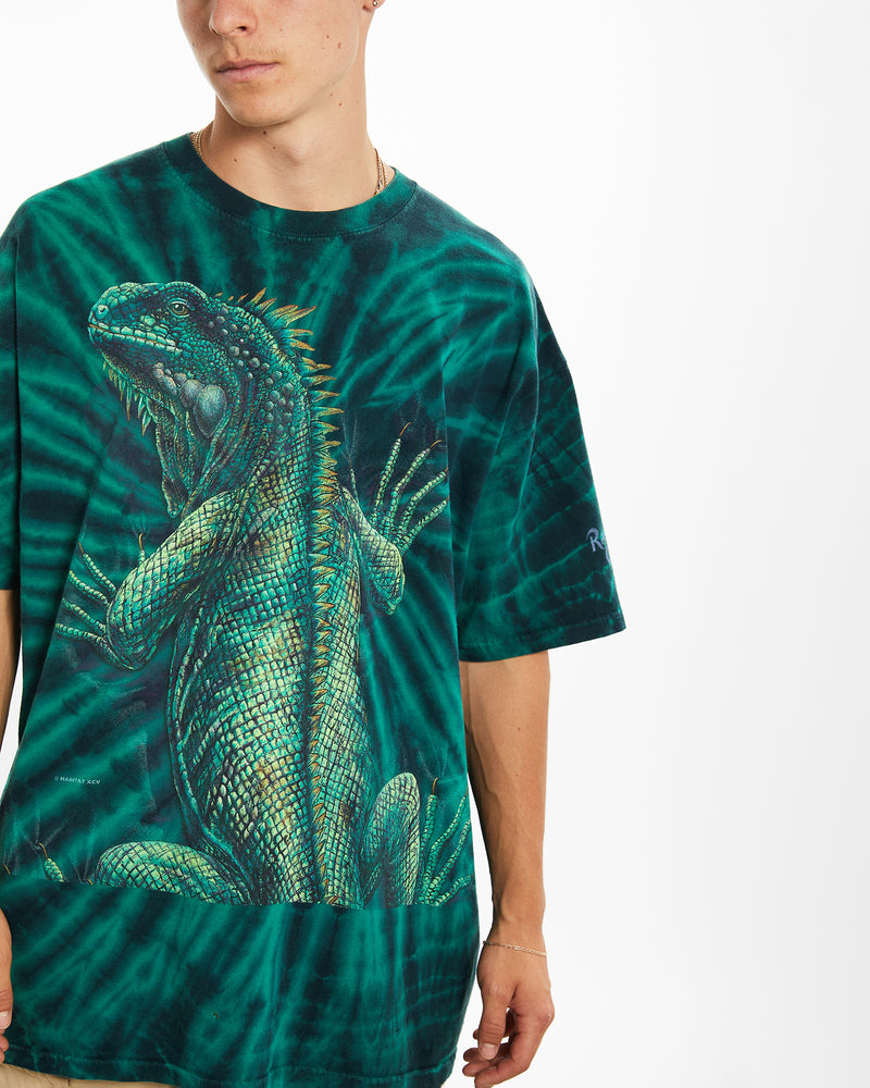Vintage 90s Iguana Wildlife Tee <br>L , The Real Deal , newtown, sydney, australia, thrift store, opshop, preloved, secondhand, sustainable, retro, antique, 70s, 80s, 90s, 2000s, 00s, fashion, clothing, streetwear, trendy, garment, style, boutique, store, shop, archive, sale, cheap, best, top