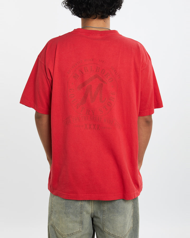 Vintage 90s Marlboro Cigarettes Pocket Tee <br>L , The Real Deal , newtown, sydney, australia, thrift store, opshop, preloved, secondhand, sustainable, retro, antique, 70s, 80s, 90s, 2000s, 00s, fashion, clothing, streetwear, trendy, garment, style, boutique, store, shop, archive, sale, cheap, best, top