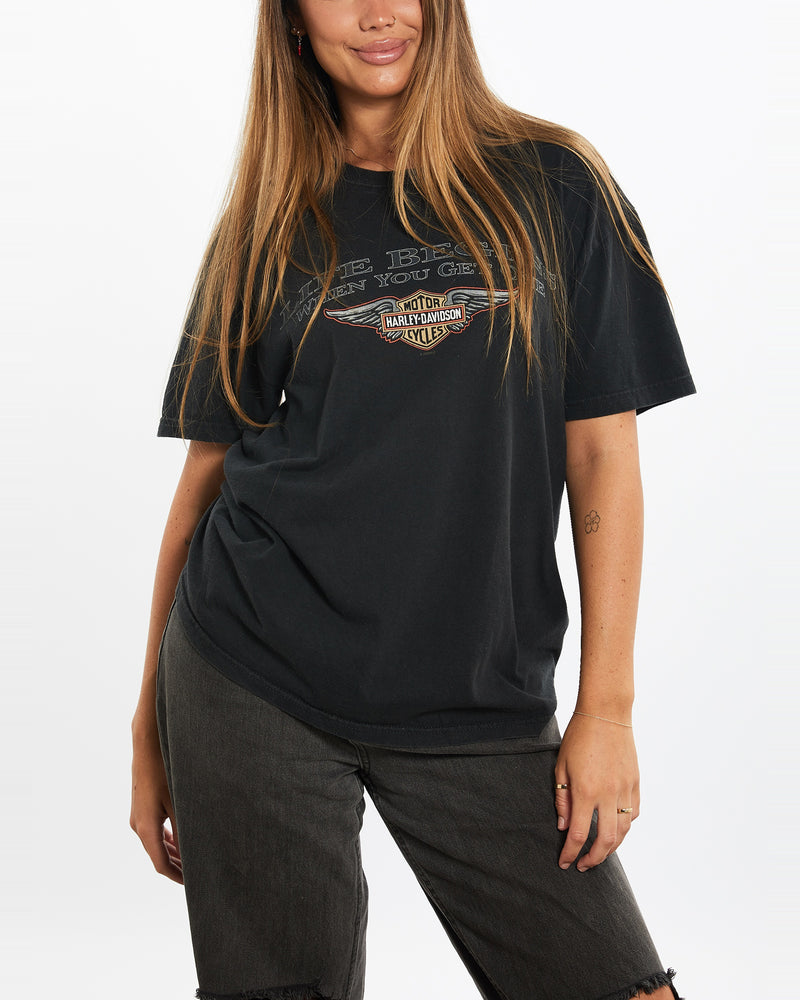 Vintage Harley Davidson Tee <br>M , The Real Deal , newtown, sydney, australia, thrift store, opshop, preloved, secondhand, sustainable, retro, antique, 70s, 80s, 90s, 2000s, 00s, fashion, clothing, streetwear, trendy, garment, style, boutique, store, shop, archive, sale, cheap, best, top