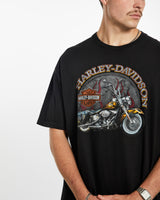 Vintage Harley Davidson Tee <br>XL , The Real Deal , newtown, sydney, australia, thrift store, opshop, preloved, secondhand, sustainable, retro, antique, 70s, 80s, 90s, 2000s, 00s, fashion, clothing, streetwear, trendy, garment, style, boutique, store, shop, archive, sale, cheap, best, top