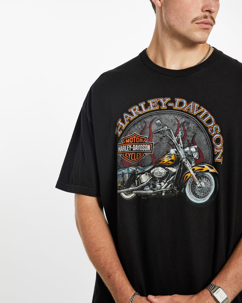 Vintage Harley Davidson Tee <br>XL , The Real Deal , newtown, sydney, australia, thrift store, opshop, preloved, secondhand, sustainable, retro, antique, 70s, 80s, 90s, 2000s, 00s, fashion, clothing, streetwear, trendy, garment, style, boutique, store, shop, archive, sale, cheap, best, top