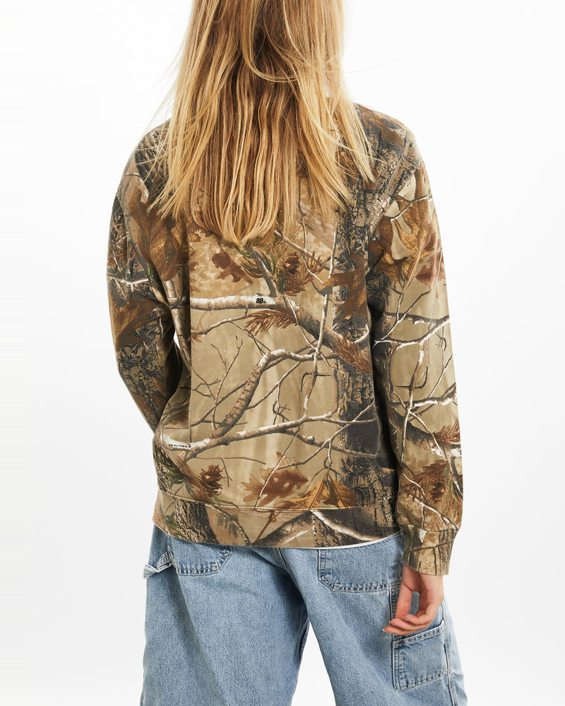 Vintage Realtree Camo Sweatshirt <br>M , The Real Deal , newtown, sydney, australia, thrift store, opshop, preloved, secondhand, sustainable, retro, antique, 70s, 80s, 90s, 2000s, 00s, fashion, clothing, streetwear, trendy, garment, style, boutique, store, shop, archive, sale, cheap, best, top