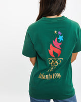 Vintage 1996 Atlanta Olympics Tee <br>XXS , The Real Deal , newtown, sydney, australia, thrift store, opshop, preloved, secondhand, sustainable, retro, antique, 70s, 80s, 90s, 2000s, 00s, fashion, clothing, streetwear, trendy, garment, style, boutique, store, shop, archive, sale, cheap, best, top