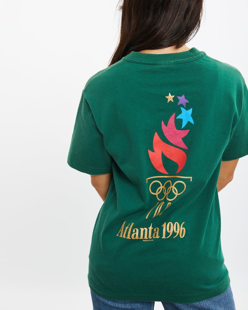 Vintage 1996 Atlanta Olympics Tee <br>XXS , The Real Deal , newtown, sydney, australia, thrift store, opshop, preloved, secondhand, sustainable, retro, antique, 70s, 80s, 90s, 2000s, 00s, fashion, clothing, streetwear, trendy, garment, style, boutique, store, shop, archive, sale, cheap, best, top