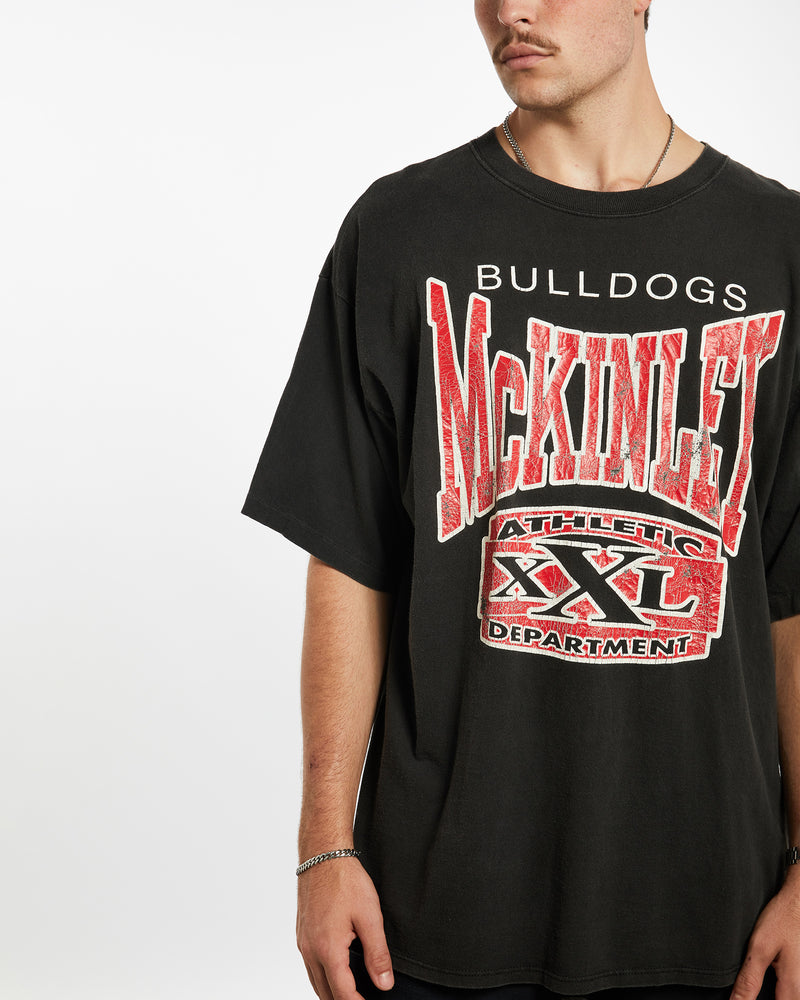 Vintage 90s NCAA McKinley Bulldogs Tee <br>XL , The Real Deal , newtown, sydney, australia, thrift store, opshop, preloved, secondhand, sustainable, retro, antique, 70s, 80s, 90s, 2000s, 00s, fashion, clothing, streetwear, trendy, garment, style, boutique, store, shop, archive, sale, cheap, best, top