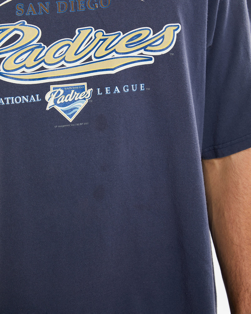 Vintage MLB San Diego Padres Tee <br>XL , The Real Deal , newtown, sydney, australia, thrift store, opshop, preloved, secondhand, sustainable, retro, antique, 70s, 80s, 90s, 2000s, 00s, fashion, clothing, streetwear, trendy, garment, style, boutique, store, shop, archive, sale, cheap, best, top