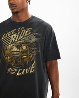 Vintage Harley Davidson Tee <br>XL , The Real Deal , newtown, sydney, australia, thrift store, opshop, preloved, secondhand, sustainable, retro, antique, 70s, 80s, 90s, 2000s, 00s, fashion, clothing, streetwear, trendy, garment, style, boutique, store, shop, archive, sale, cheap, best, top