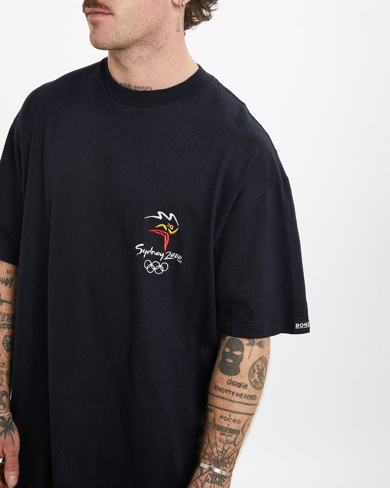 Vintage Sydney Olympics Deadstock Tee <br>L , The Real Deal , newtown, sydney, australia, thrift store, opshop, preloved, secondhand, sustainable, retro, antique, 70s, 80s, 90s, 2000s, 00s, fashion, clothing, streetwear, trendy, garment, style, boutique, store, shop, archive, sale, cheap, best, top