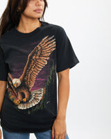 Vintage 90s Eagle Wildlife Tee <br>XXS , The Real Deal , newtown, sydney, australia, thrift store, opshop, preloved, secondhand, sustainable, retro, antique, 70s, 80s, 90s, 2000s, 00s, fashion, clothing, streetwear, trendy, garment, style, boutique, store, shop, archive, sale, cheap, best, top