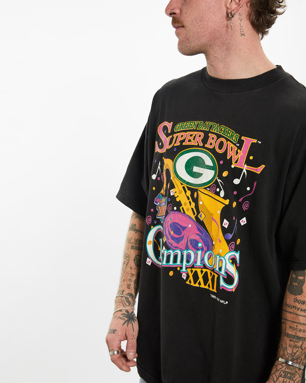 1997 NFL Green Bay Packers 'Super Bowl' Tee <br>L