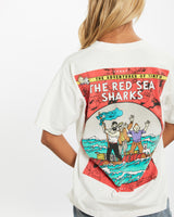Vintage 90s The Adventures Of Tintin 'The Red Sea Sharks' Tee <br>XS , The Real Deal , newtown, sydney, australia, thrift store, opshop, preloved, secondhand, sustainable, retro, antique, 70s, 80s, 90s, 2000s, 00s, fashion, clothing, streetwear, trendy, garment, style, boutique, store, shop, archive, sale, cheap, best, top