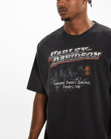 Vintage Harley Davidson Tee <br>XL , The Real Deal , newtown, sydney, australia, thrift store, opshop, preloved, secondhand, sustainable, retro, antique, 70s, 80s, 90s, 2000s, 00s, fashion, clothing, streetwear, trendy, garment, style, boutique, store, shop, archive, sale, cheap, best, top