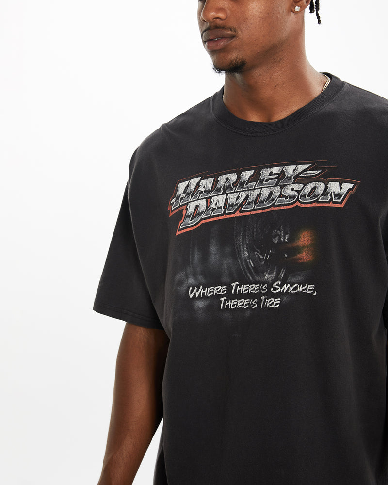 Vintage Harley Davidson Tee <br>XL , The Real Deal , newtown, sydney, australia, thrift store, opshop, preloved, secondhand, sustainable, retro, antique, 70s, 80s, 90s, 2000s, 00s, fashion, clothing, streetwear, trendy, garment, style, boutique, store, shop, archive, sale, cheap, best, top