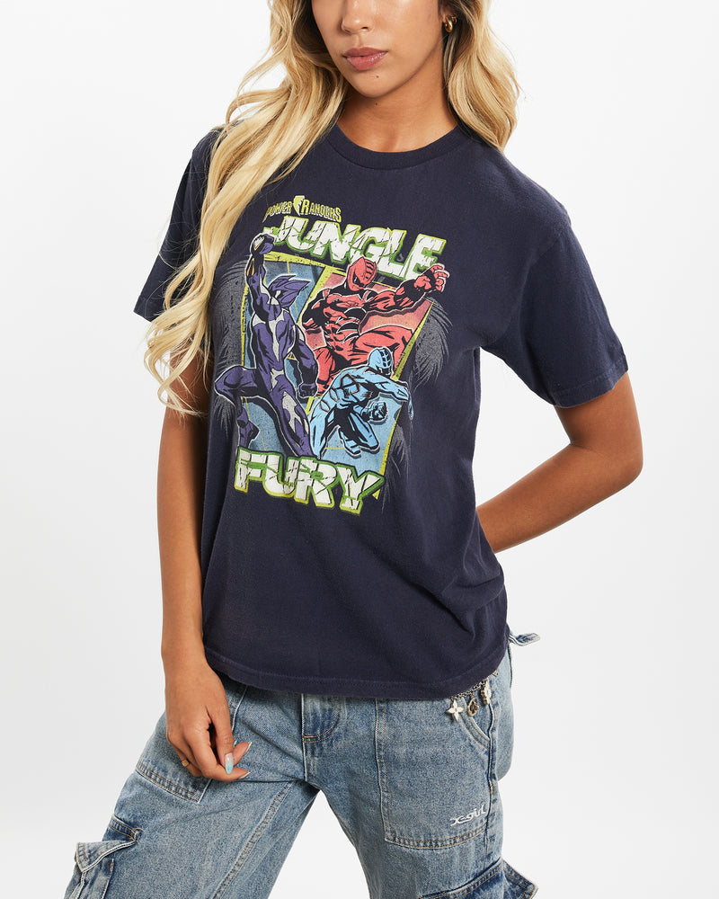 Vintage 90s Power Rangers Tee <br>XS , The Real Deal , newtown, sydney, australia, thrift store, opshop, preloved, secondhand, sustainable, retro, antique, 70s, 80s, 90s, 2000s, 00s, fashion, clothing, streetwear, trendy, garment, style, boutique, store, shop, archive, sale, cheap, best, top