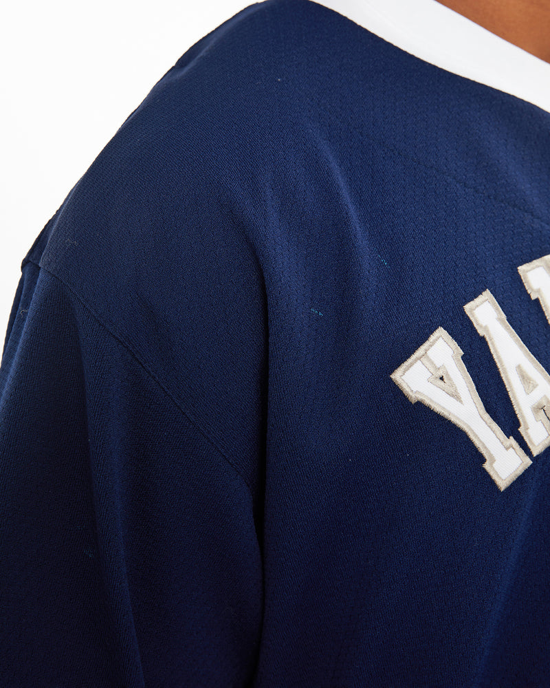 Vintage 90s MLB New York Yankees Jersey <br>L , The Real Deal , newtown, sydney, australia, thrift store, opshop, preloved, secondhand, sustainable, retro, antique, 70s, 80s, 90s, 2000s, 00s, fashion, clothing, streetwear, trendy, garment, style, boutique, store, shop, archive, sale, cheap, best, top