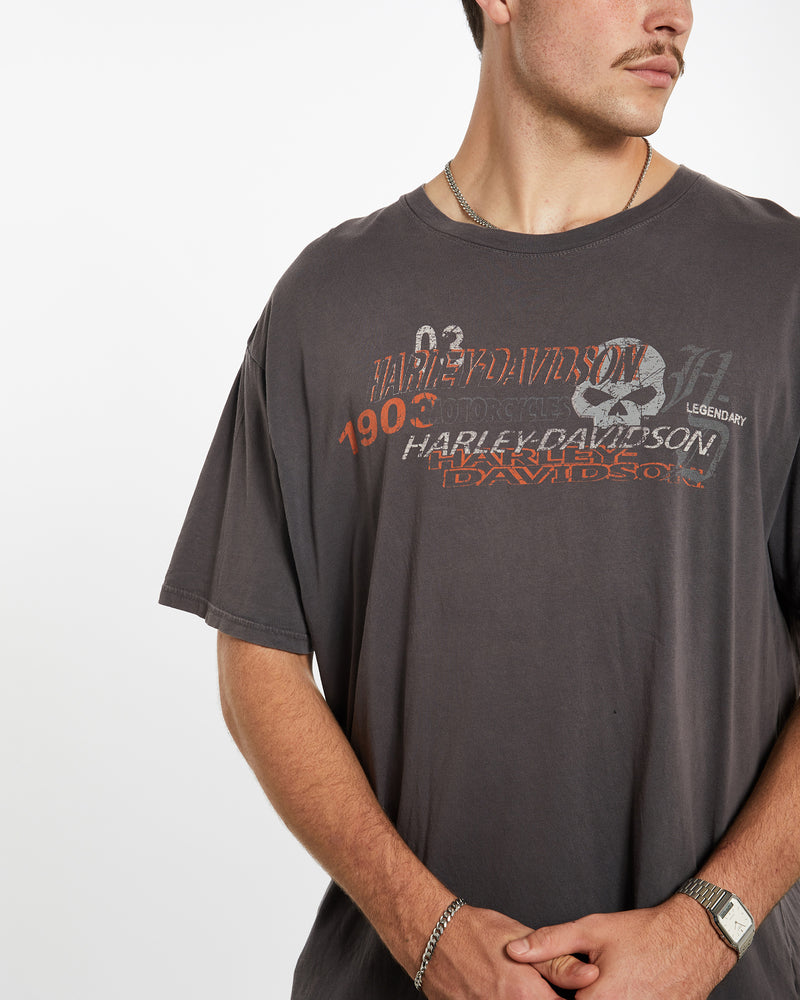 Vintage Harley Davidson Tee <br>XL , The Real Deal , newtown, sydney, australia, thrift store, opshop, preloved, secondhand, sustainable, retro, antique, 70s, 80s, 90s, 2000s, 00s, fashion, clothing, streetwear, trendy, garment, style, boutique, store, shop, archive, sale, cheap, best, top