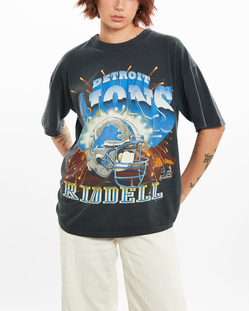 Vintage 1997 NFL Detroit Lions Tee <br>M , The Real Deal , newtown, sydney, australia, thrift store, opshop, preloved, secondhand, sustainable, retro, antique, 70s, 80s, 90s, 2000s, 00s, fashion, clothing, streetwear, trendy, garment, style, boutique, store, shop, archive, sale, cheap, best, top