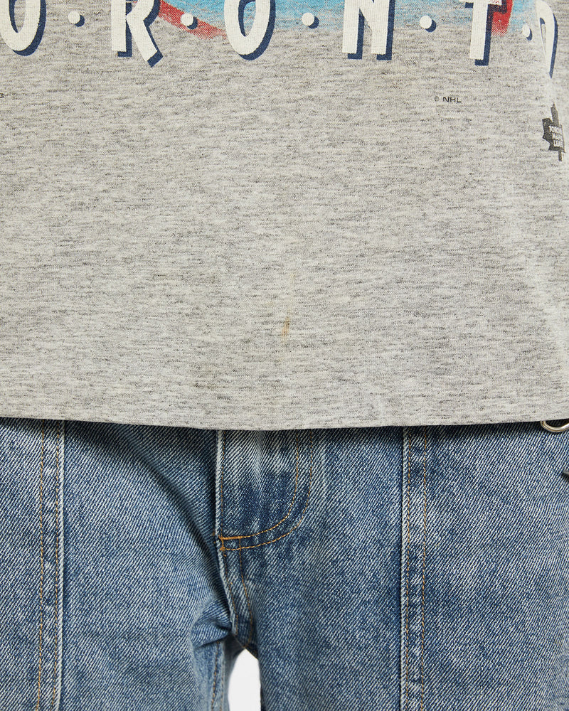 Vintage 90s NHL Toronto Maple Leafs Tee <br>XS , The Real Deal , newtown, sydney, australia, thrift store, opshop, preloved, secondhand, sustainable, retro, antique, 70s, 80s, 90s, 2000s, 00s, fashion, clothing, streetwear, trendy, garment, style, boutique, store, shop, archive, sale, cheap, best, top