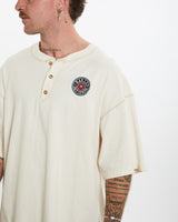 Vintage Harley Davidson Henley Tee <br>XL , The Real Deal , newtown, sydney, australia, thrift store, opshop, preloved, secondhand, sustainable, retro, antique, 70s, 80s, 90s, 2000s, 00s, fashion, clothing, streetwear, trendy, garment, style, boutique, store, shop, archive, sale, cheap, best, top