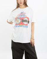 Vintage 1989 MLB Athletics vs Giants World Series Tee <br>S , The Real Deal , newtown, sydney, australia, thrift store, opshop, preloved, secondhand, sustainable, retro, antique, 70s, 80s, 90s, 2000s, 00s, fashion, clothing, streetwear, trendy, garment, style, boutique, store, shop, archive, sale, cheap, best, top