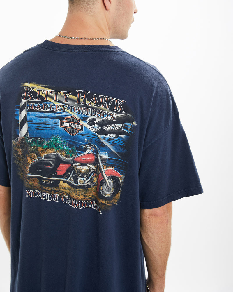 Vintage Harley Davidson Tee <br>XL , The Real Deal , newtown, sydney, australia, thrift store, opshop, preloved, secondhand, sustainable, retro, antique, 70s, 80s, 90s, 2000s, 00s, fashion, clothing, streetwear, trendy, garment, style, boutique, store, shop, archive, sale, cheap, best, top