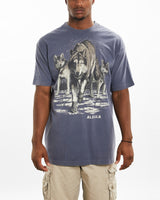 Vintage 1994 Alaska Wolf Wildlife Tee <br>XL , The Real Deal , newtown, sydney, australia, thrift store, opshop, preloved, secondhand, sustainable, retro, antique, 70s, 80s, 90s, 2000s, 00s, fashion, clothing, streetwear, trendy, garment, style, boutique, store, shop, archive, sale, cheap, best, top