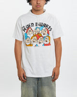 Vintage 80s Disney The Seven Dwarfs Mock Neck Tee <br>L , The Real Deal , newtown, sydney, australia, thrift store, opshop, preloved, secondhand, sustainable, retro, antique, 70s, 80s, 90s, 2000s, 00s, fashion, clothing, streetwear, trendy, garment, style, boutique, store, shop, archive, sale, cheap, best, top