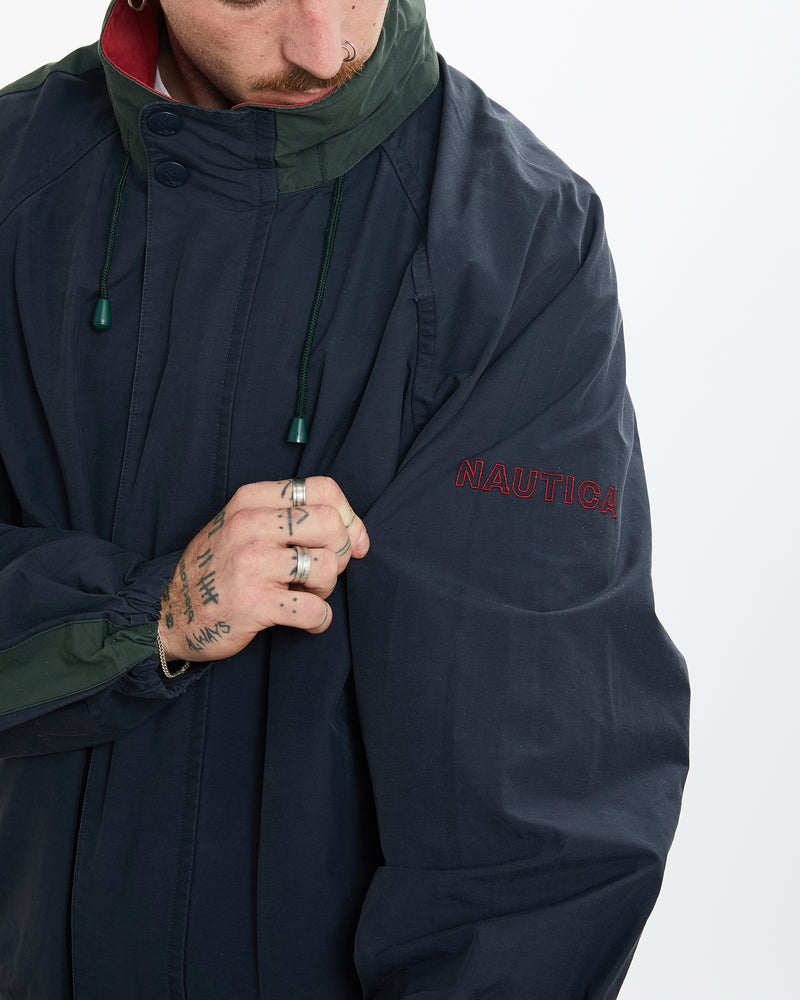 Vintage Nautica Windbreaker Jacket <br>L , The Real Deal , newtown, sydney, australia, thrift store, opshop, preloved, secondhand, sustainable, retro, antique, 70s, 80s, 90s, 2000s, 00s, fashion, clothing, streetwear, trendy, garment, style, boutique, store, shop, archive, sale, cheap, best, top