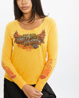 Vintage Harley Davidson Long Sleeve Tee <br>S , The Real Deal , newtown, sydney, australia, thrift store, opshop, preloved, secondhand, sustainable, retro, antique, 70s, 80s, 90s, 2000s, 00s, fashion, clothing, streetwear, trendy, garment, style, boutique, store, shop, archive, sale, cheap, best, top